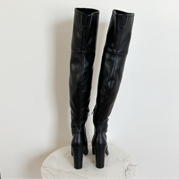 NEW Marc Fisher LTD Garalyn 2 Black Embossed Over-The-Knee Boots Size 7.5 M - Picture 7 of 9